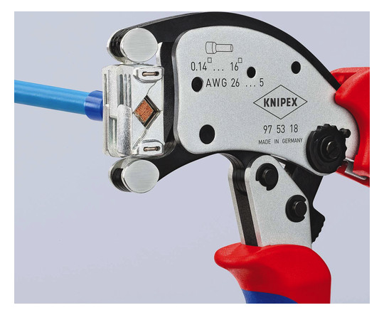 Crimpzange mech 200mm Aderendh AWG26-5 0,14-16qmm