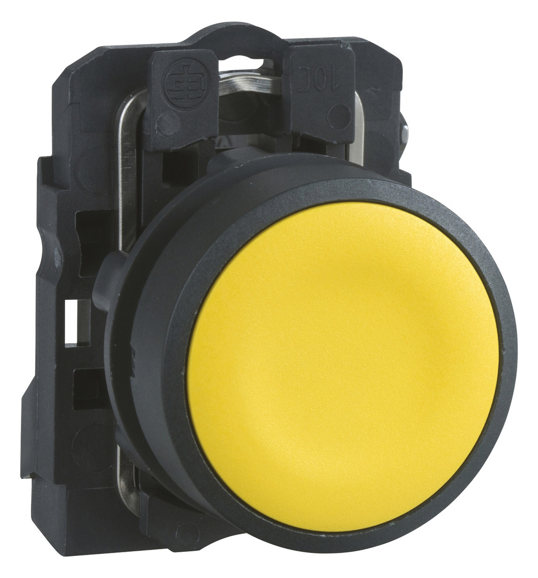 Drucktaster 1f ge rnd Ø22,5mm 1S IP66 fl Tastend