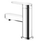 KEUCO Waschtisch-Einhebelmischer 60 IXMO Flat Ausladung 89mm, ohne Ablaufgarnitur, verchromt