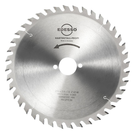 EDESSÖ-HW-Kreissägeblatt - 210x2,8x30mm, 40 WZ