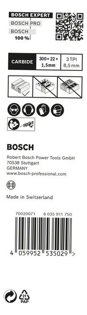 Bild Säbelsägeblatt EXPERT S 1241 HM Bosch VE à 10 Stück Aerated Concrete-3