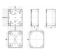 Wandschrank Kst IP66 B150xH175xT80mm unbeh RAL7035