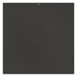 Bette Duschfliese BetteAir 1000 x 1000 mm, anthracite, Rechteck, glasierter Titan-Stahl, mit Minimum-Täger