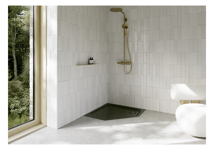 Duschwanne BetteCaro 5319 80x80x3,5cm, raven