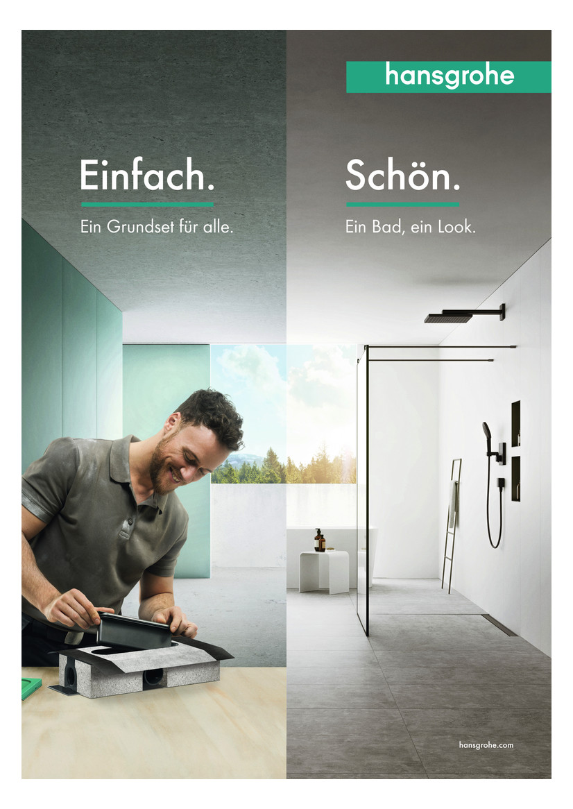 hansgrohe uBox universal Ablaufgehäuse DN 50, für Standardinstallation