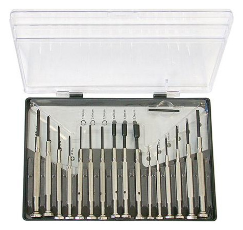 Uhrmacher-Schraubendreher-Satz - 16-teilig