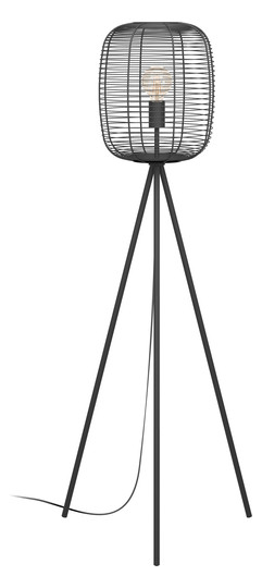 EGLO Stehleuchte/1 E27 Schwarz     43968 