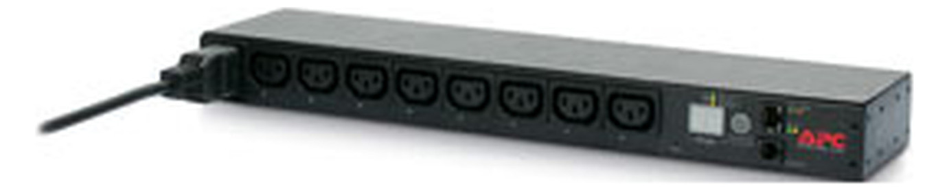 Rack-Stromverteilung 1HE 8xC13 230V m.Display m.LED-Anz Schaltbar