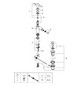 GROHE Bidet-Einhebelmischer Lineare 1/2", Ablaufgarnitur, supersteel