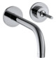 hansgrohe Fertigmontageset Axor Uno UP-Waschtisch-Einhebelmischer, Pin-Griff, Rosetten, Ausladung 165 mm, chrom