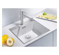Blanco Becken SUBLINE 500-IF/ASteelFrame SILGRANIT 54,3 x 51 cm, PuraDur anthrazit, Einbau von oben, ohne Ablauffernbedienung