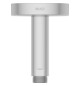 KEUCO Brausearm Ausladung 100 mm, aluminium-finish, Deckenanschluss, Rosette rund