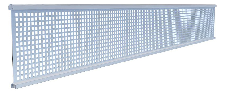 Bild TJÖRN-Serie Gitterfüllung, SILBER 6 x 20 6 x 1793 mm WPC-Steckzaunsystem - n.a.-0