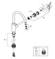 GROHE Spültisch-Einhebelmischer Eurosmart Cosmopolitan 1/2", hoher Auslauf, Durchfluss 10 l/min, chrom