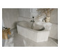 6-Eck-Badewanne BetteStarlet 2080 210x80x42cm, Glasur, manhattan