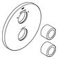 GROHE Rosette 47810 supersteel