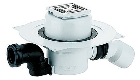Dallmer Bodenablauf 55 E Serie 15 DN 50/70, Zulauf DN 50, 180Grad schwenkbar