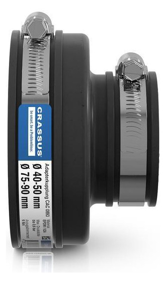 Crassus Adapterkupplung CAC 0893, 75-90/40-50 mm, 0,6 bar