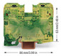 Schutzleiter-Reihenklemme Serie 285 6-35qmm gn/ge 1Etage Hutschiene TH35