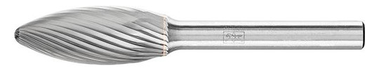 PFERD-HM-Frässtift Flammenform B - 12x30mm, Z3,...