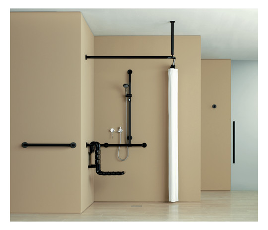 HEWI Deckenabhängung 801 301-1500 mm, senfgelb