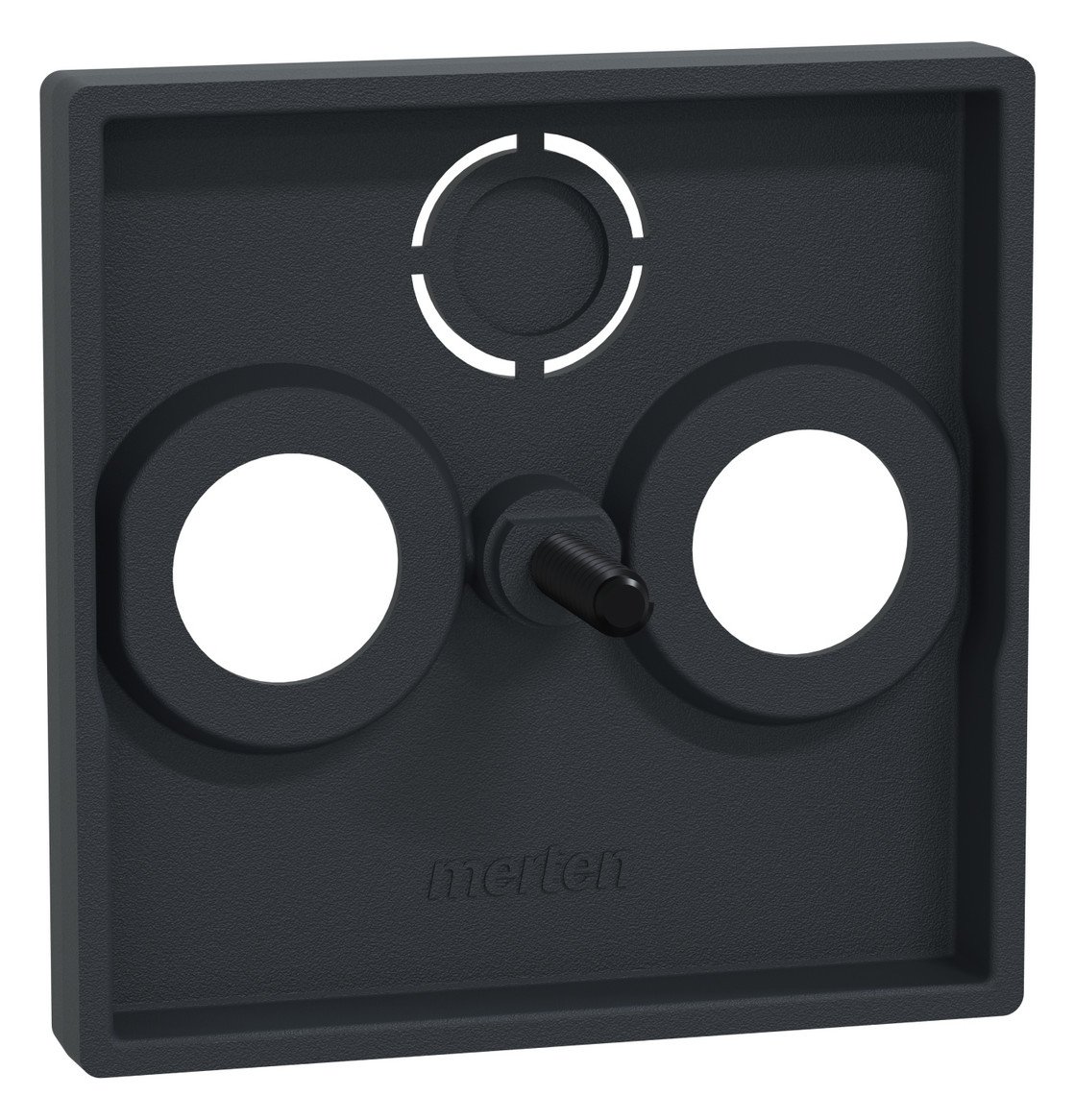 Zentralplatte Sat/TV/Radi System M anth Schraubbef 3f Zentralplatte Sat/TV/Radi System M anth Schraubbef 3f