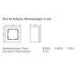 Gehäuse AP 1f Kst sw E2 mt AP-Geh IP20