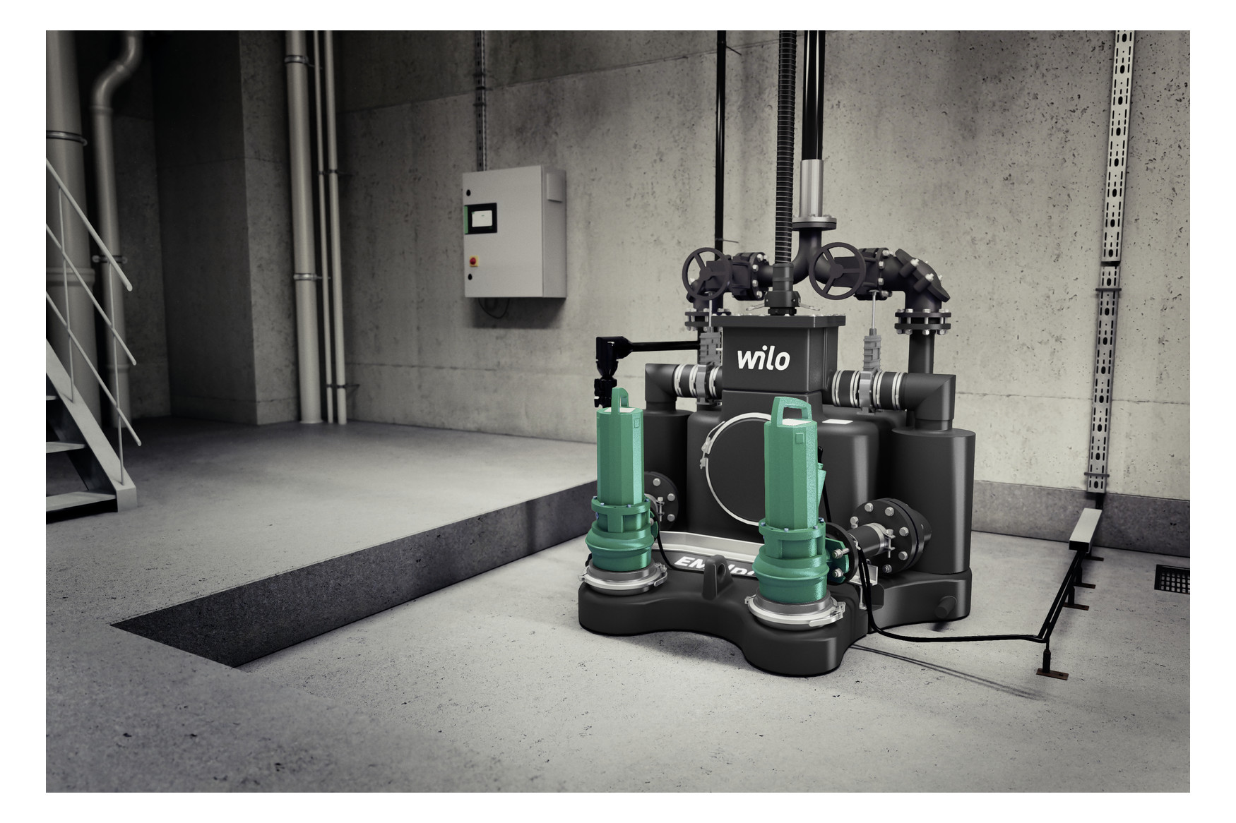 Wilo Abwasser-Hebeanlage EMUport CORE 60.2-21/540 Wilo Abwasser-Hebeanlage EMUport CORE 60.2-21/540