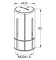 Heimeier Thermostat-Kopf Halo-B Behördenmodell, weiß