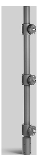 BEGA E-Mastaufsatz silber         70763A 