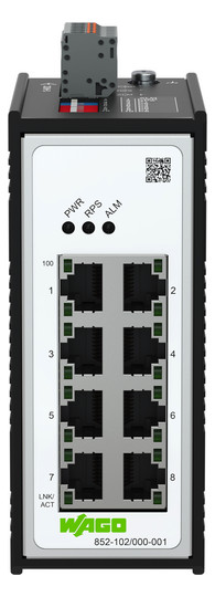 WAGO 852-102/000-001 Industrial-Switch 8 