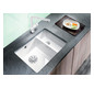 Blanco Becken Subline 350/150-U Keramik 56,7 x 45,6 cm, PuraPlus magnolia glänzend, für Unterbau