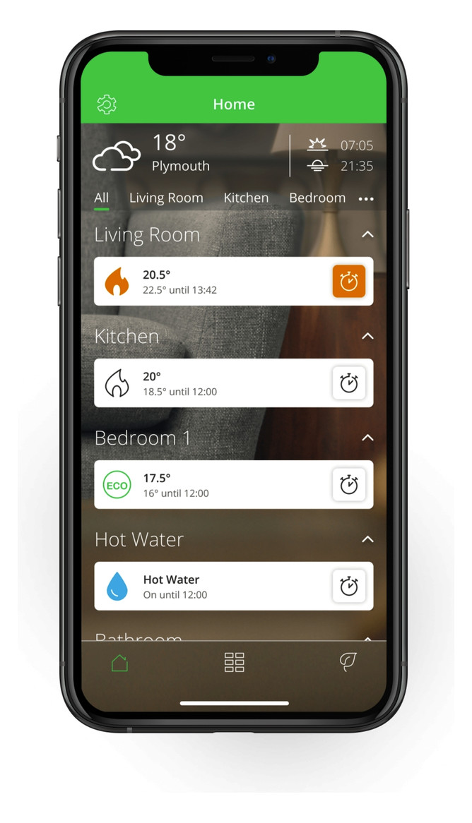 Raumtemperaturregler AP Wiser Funkb ws glz Basis+m.Geh Mit Vor-Ort Bedienung