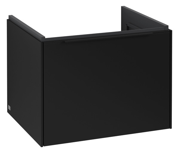 V&B Waschtisch-Unterschrank Subway 3.0 57,2x42,9x47,8cm, ohne LED/Griff Volcano black, volcano black