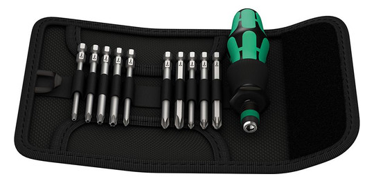 Wera-Bit-Sortiment Kraftform Kompakt 41 - 11-teilig