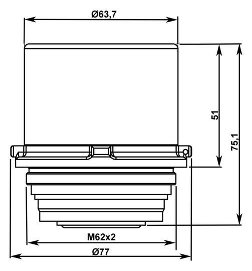 Deltamess Messkapsel warm, Q3 2,5 cbm/h
