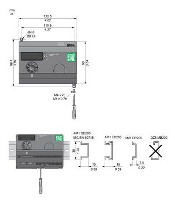 Funkempfänger 2xRJ45 24-240V AC/DC