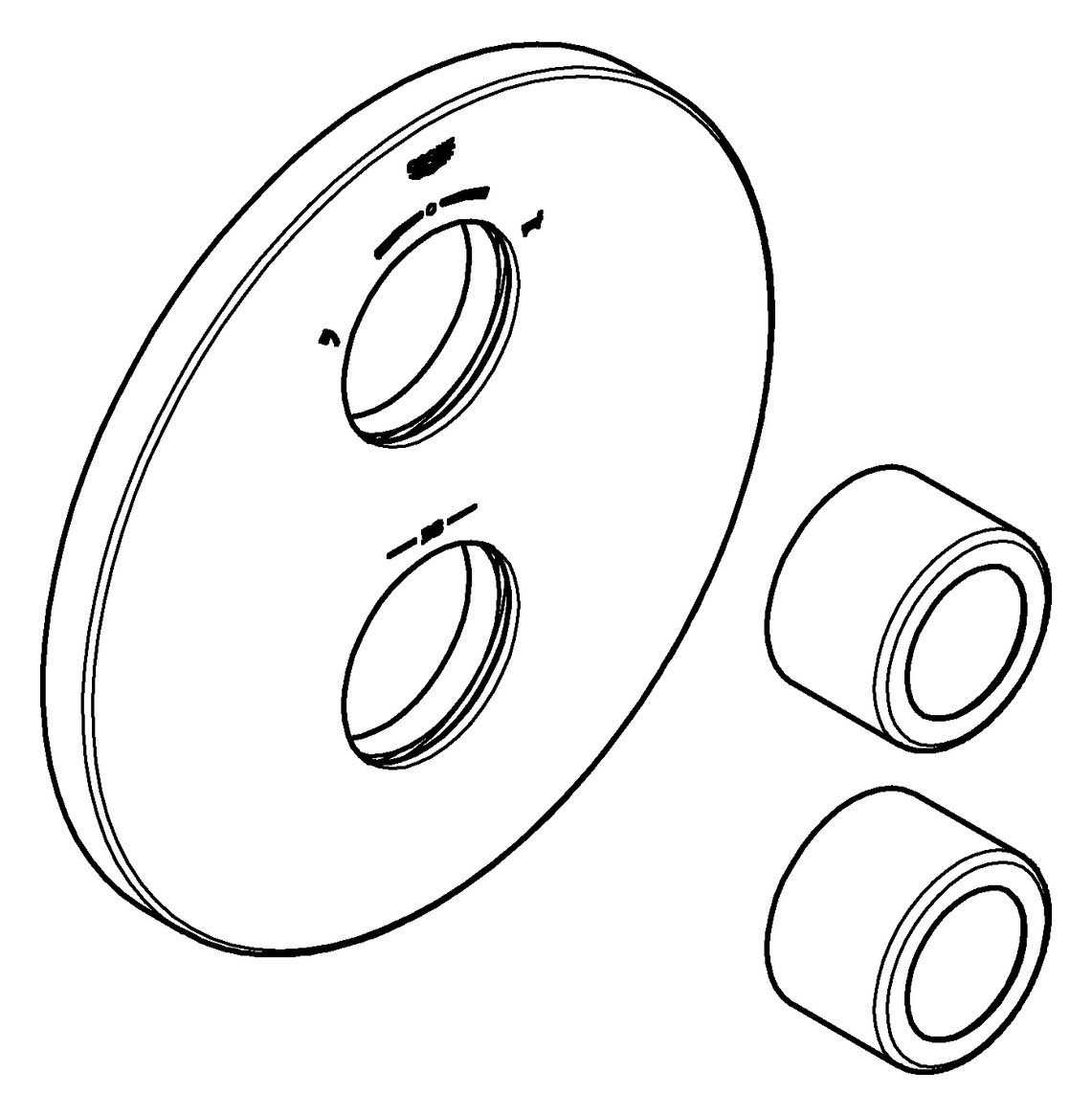 GROHE Rosette 47810 supersteel