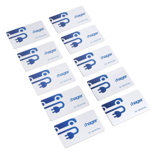 Hager RFID Karten zehn Stück      XVA420 
