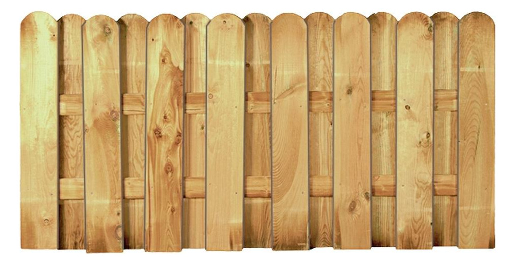 Bild DAAN-Serie gerade 180 x 90 cm, kdi-grün Lamellen 20 x 145 mm, geschraubt - n.a.-0
