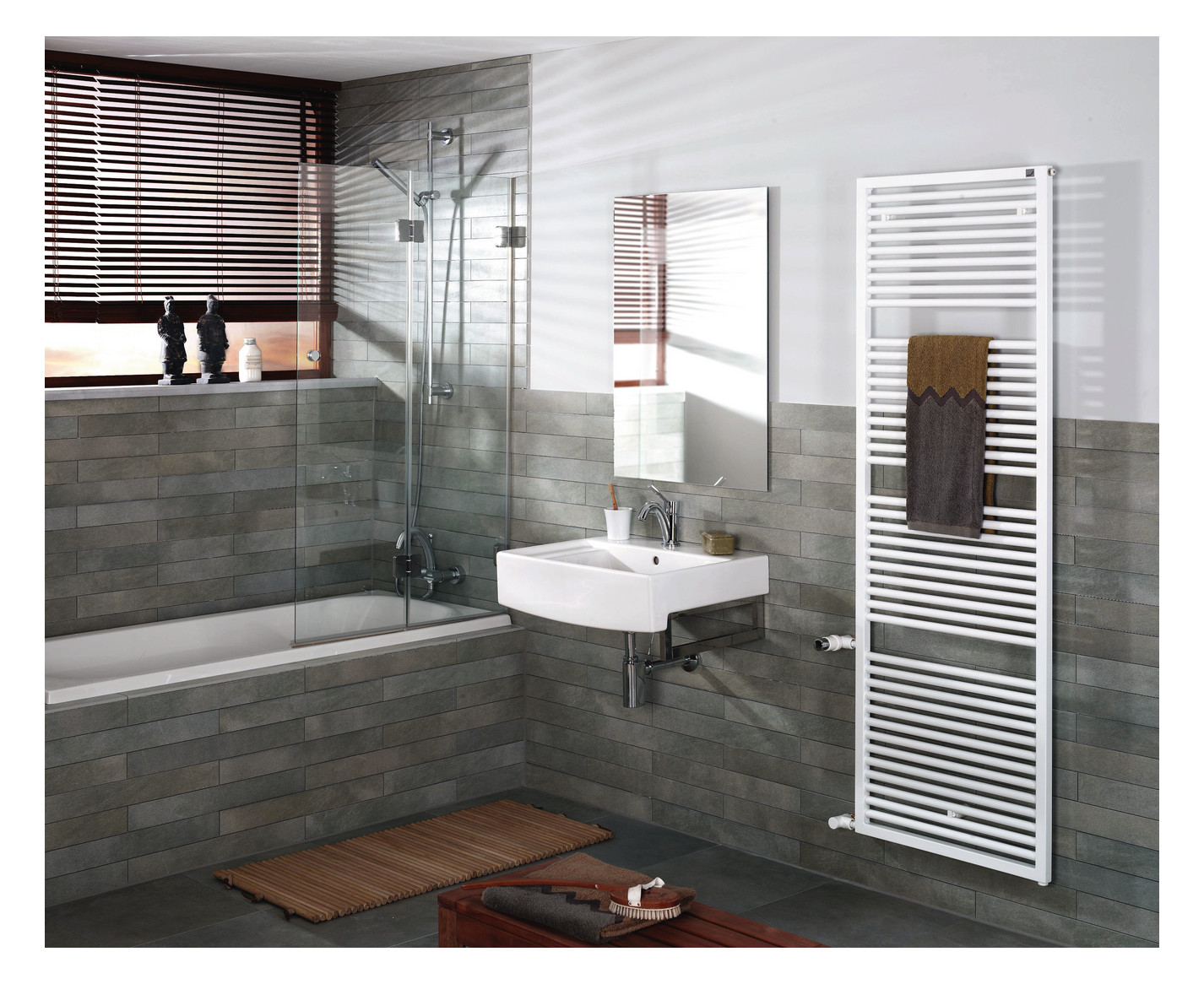 Zehnder Design-Heizkörper universal HU-180-050-NA 90,1807 x 500 mm, edelweiss Zehnder Design-Heizkörper universal HU-180-050-NA 90,1807 x 500 mm, edelweiss