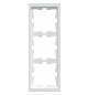 Rahmen 3f lows glz D-Life Kst f.GEB-K Unterputzmontage Thermopl