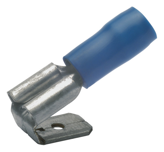 Flachsteckhülse Ms bl 1,5-2,5qmm teiliso fl_6,3x0,8mm fl 6,3x0,8mm