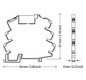 Schaltrelais Serie 857 1W IP20 6x81x94mm Steckanschl