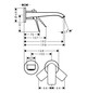 hansgrohe Fertigmontageset Vivenis UP-Waschtisch-Einhebelmischer, für Wandmontage, mit Auslauf 192mm, chrom