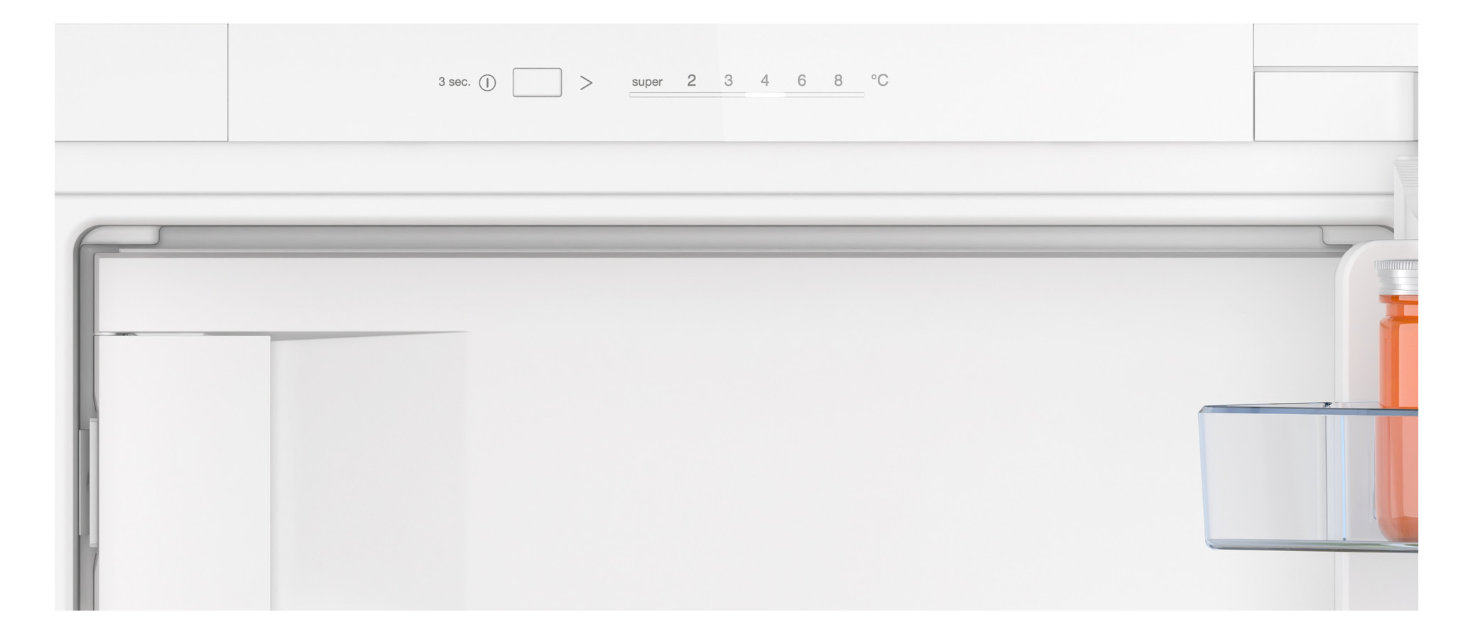 Kühlschrank EB E 132/15l N1025mm integr Schlepp 145kwh ws B541mm H1021mm
