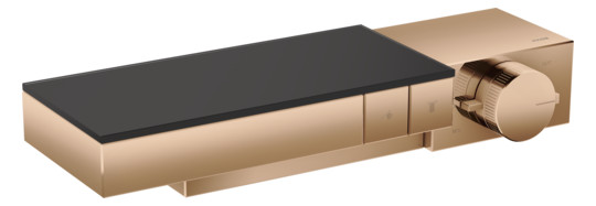 hansgrohe Thermostat Axor Edge AP-/UP-Montage, 2 Verbraucher, polished red gold
