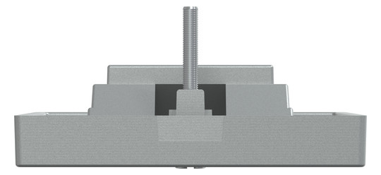 Zentralplatte UAE/IAE 1f System M alu Schraubbef