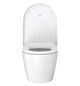 Duravit Wand-Tiefspül-WC Set Me by Starck mit WC-Sitz, Rimless, weiß