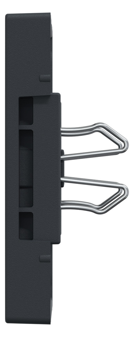 Zentralplatte USB 2f anth Klemmbef m.Aufdr Zentralplatte USB 2f anth Klemmbef m.Aufdr